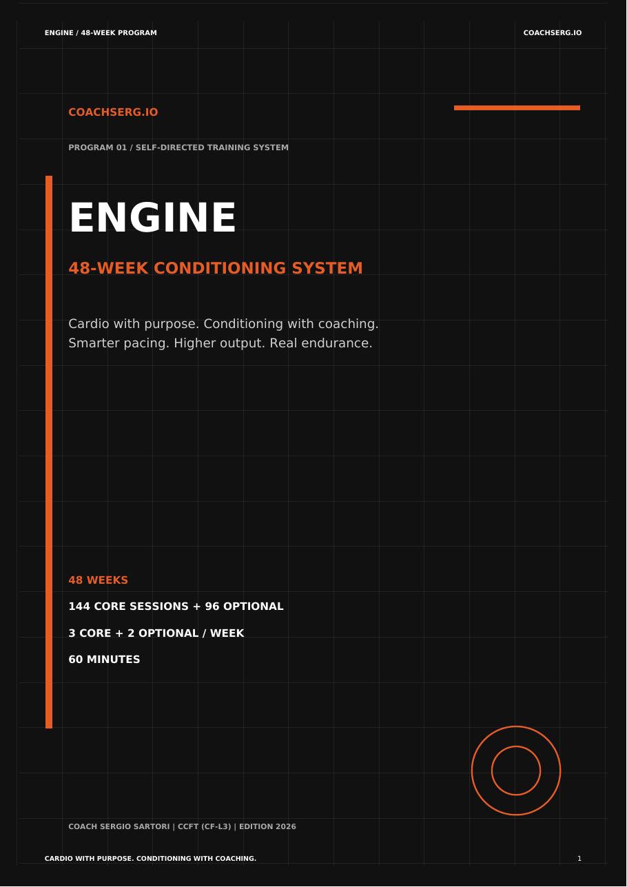 ENGINE — 48 Week Conditioning System